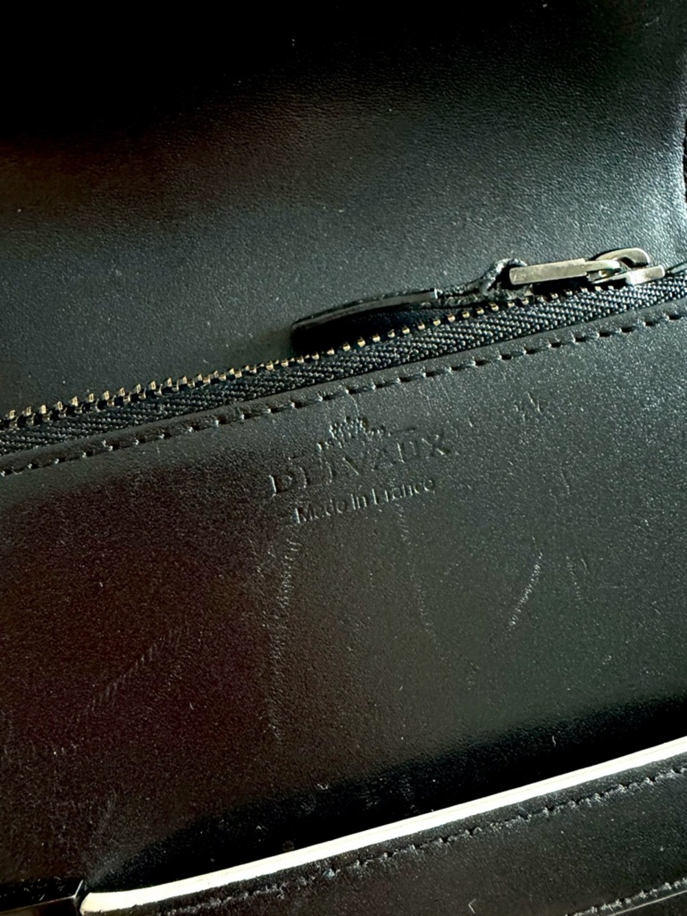 Delvaux Madame Black Leather Card Holder Wallet - Picture 5 of 11